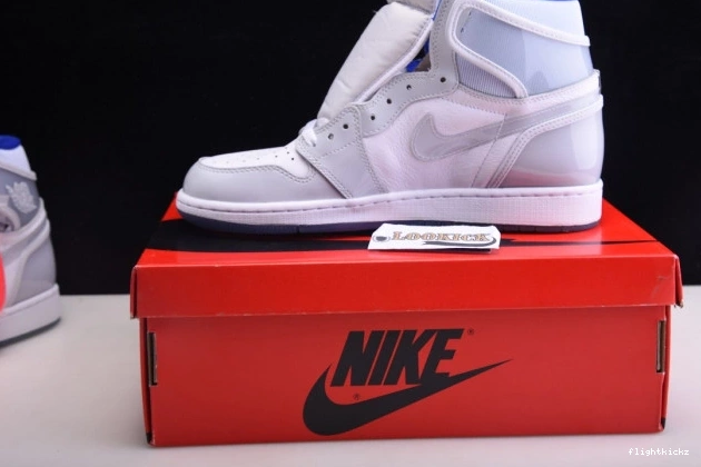 1 CK6637-104 Blue Jordan Air White Zoom Racer High Retro 1028